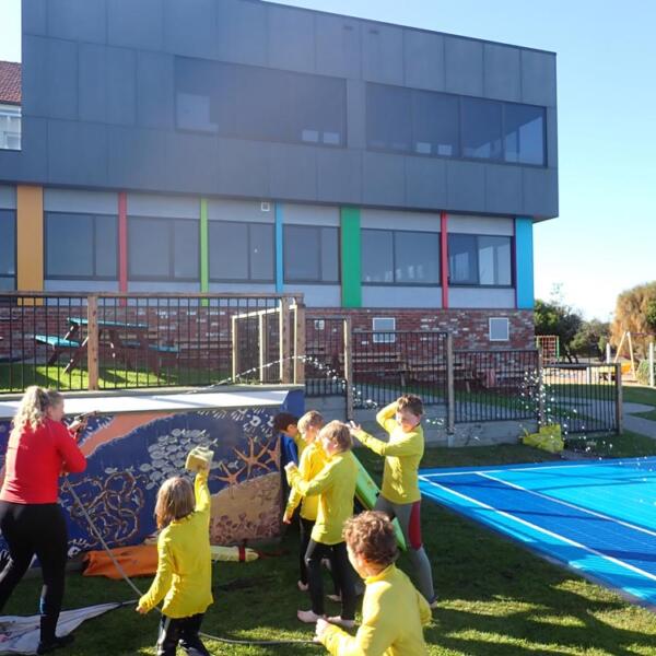 Sport court tiles in Queenscliff for community group
