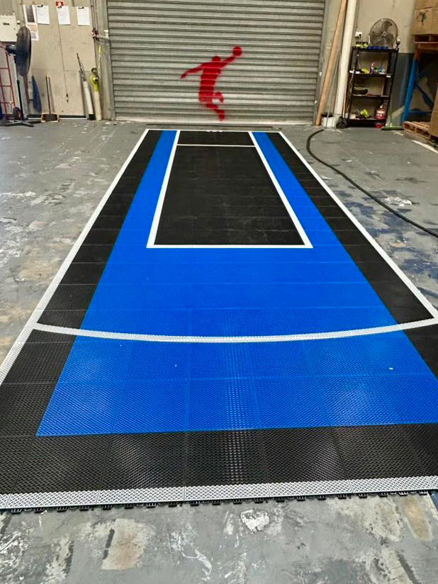 Cricket court tiles by Sports Courts Victoria