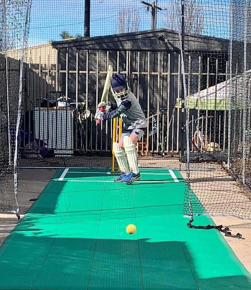 Cricket practice court tiles for backyard and training in Geelong