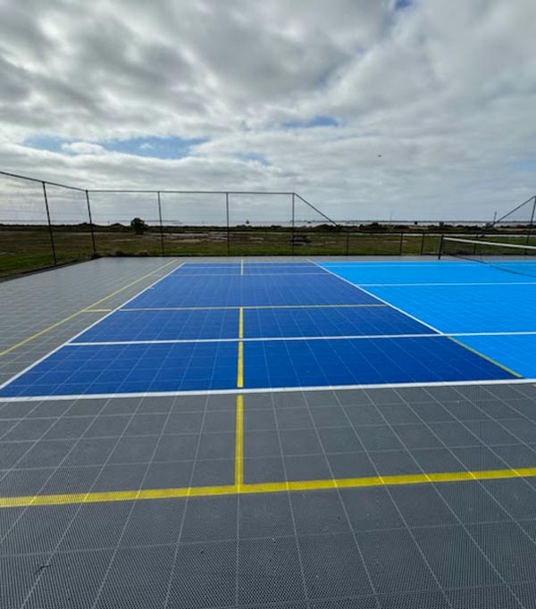 Pickleball court surfacing in Geelong for community club