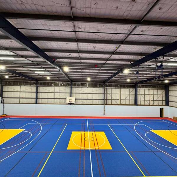Netball court tiles for Stawell College