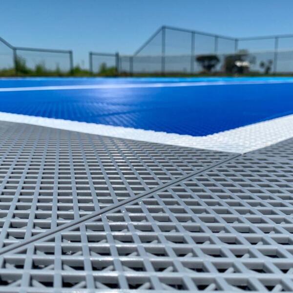 Tennis court tiles for Geelong community club