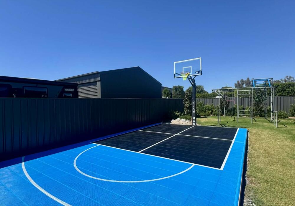 Albury Slam Man Basketball Court & Ring After 1