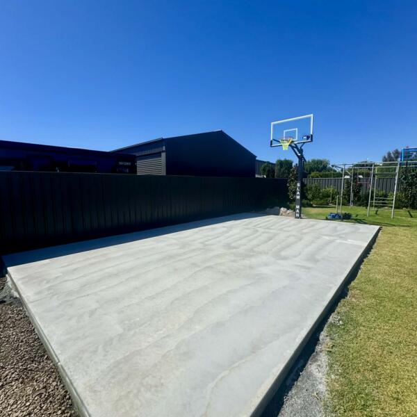 Albury Slam Man Basketball Court & Ring Before