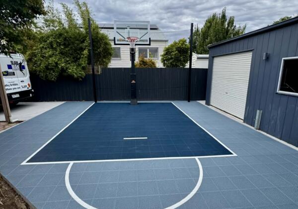 Slam Man Custom Basketball Court - Manifold Heights 3