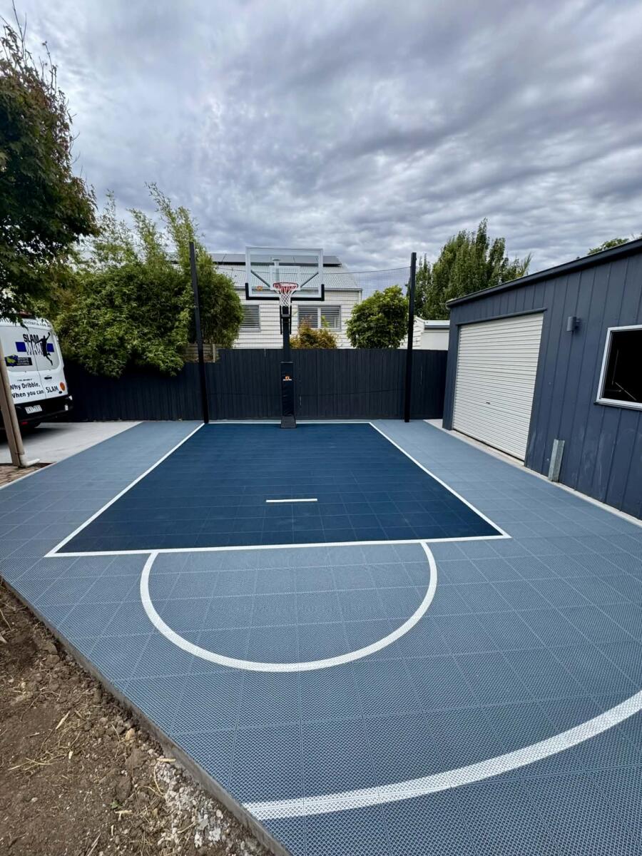 Custom Slam Man Basketball Court – Manifold Heights