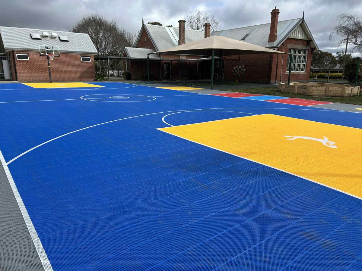 School Multi Sports Court Installation in Warrenheip, Ballarat