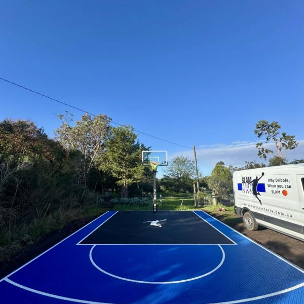 Geelong Slam Man Pro Basketball Court And 60 Ring .1