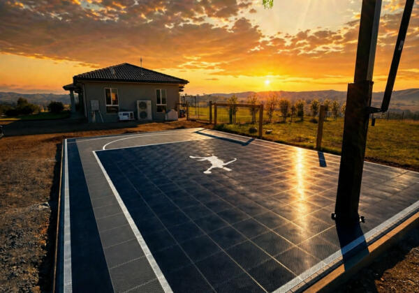 Pyalong Slam Man Elite 60 Ring & Basketball Court 1