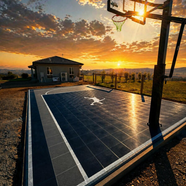 Pyalong Slam Man Elite 60 Ring & Basketball Court 1
