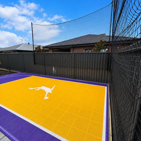 Ballarat Custom Slam Man Basketball Court Including Fence Nets 2