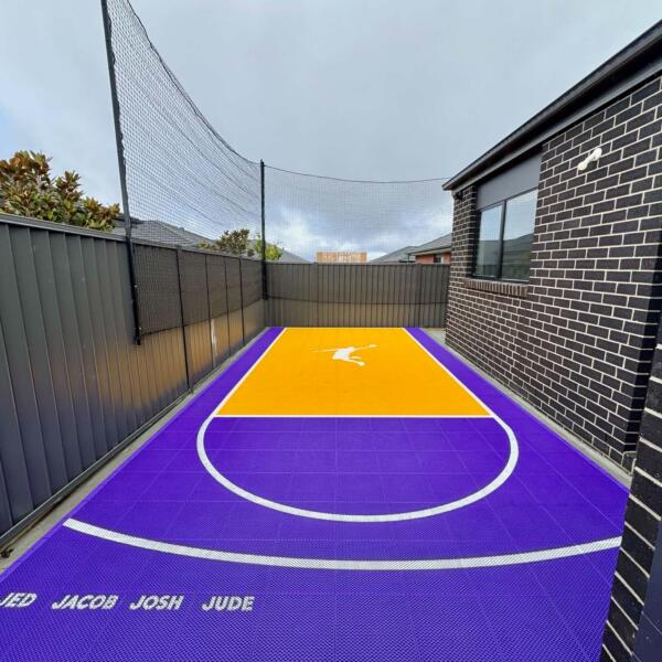 Ballarat Custom Slam Man Basketball Court Including Fence Nets 4