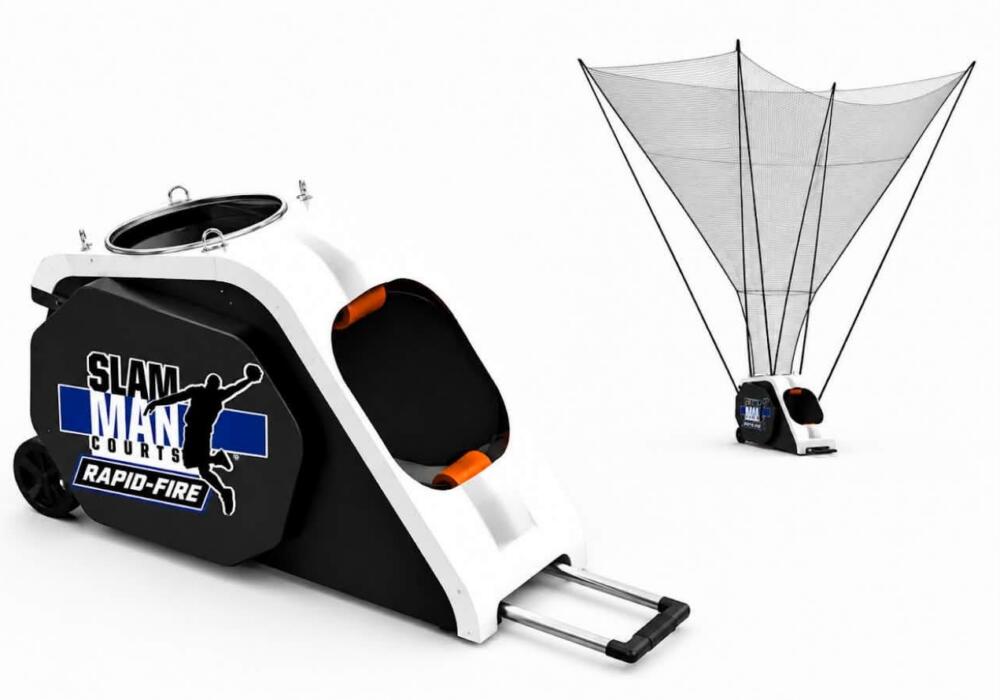 Slam Man Rapid Fire Basketball Training Machine