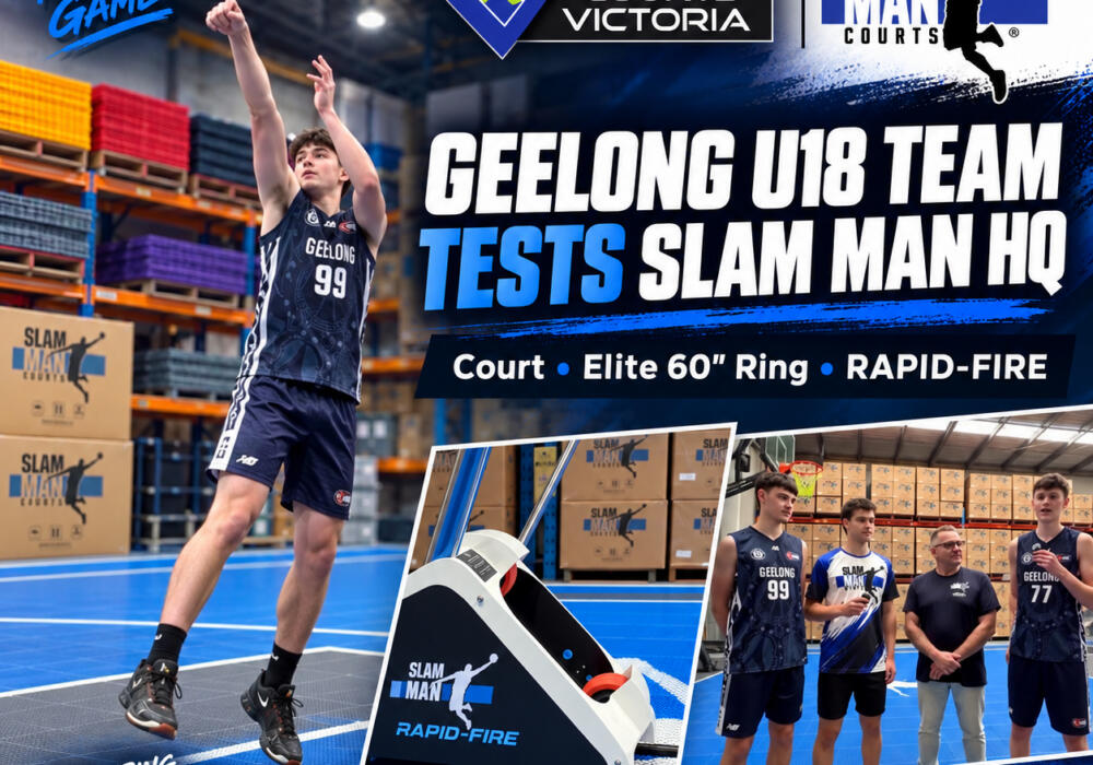 Basketball Players Put Slam Man Courts, Rings And Rapid-fire To The Test