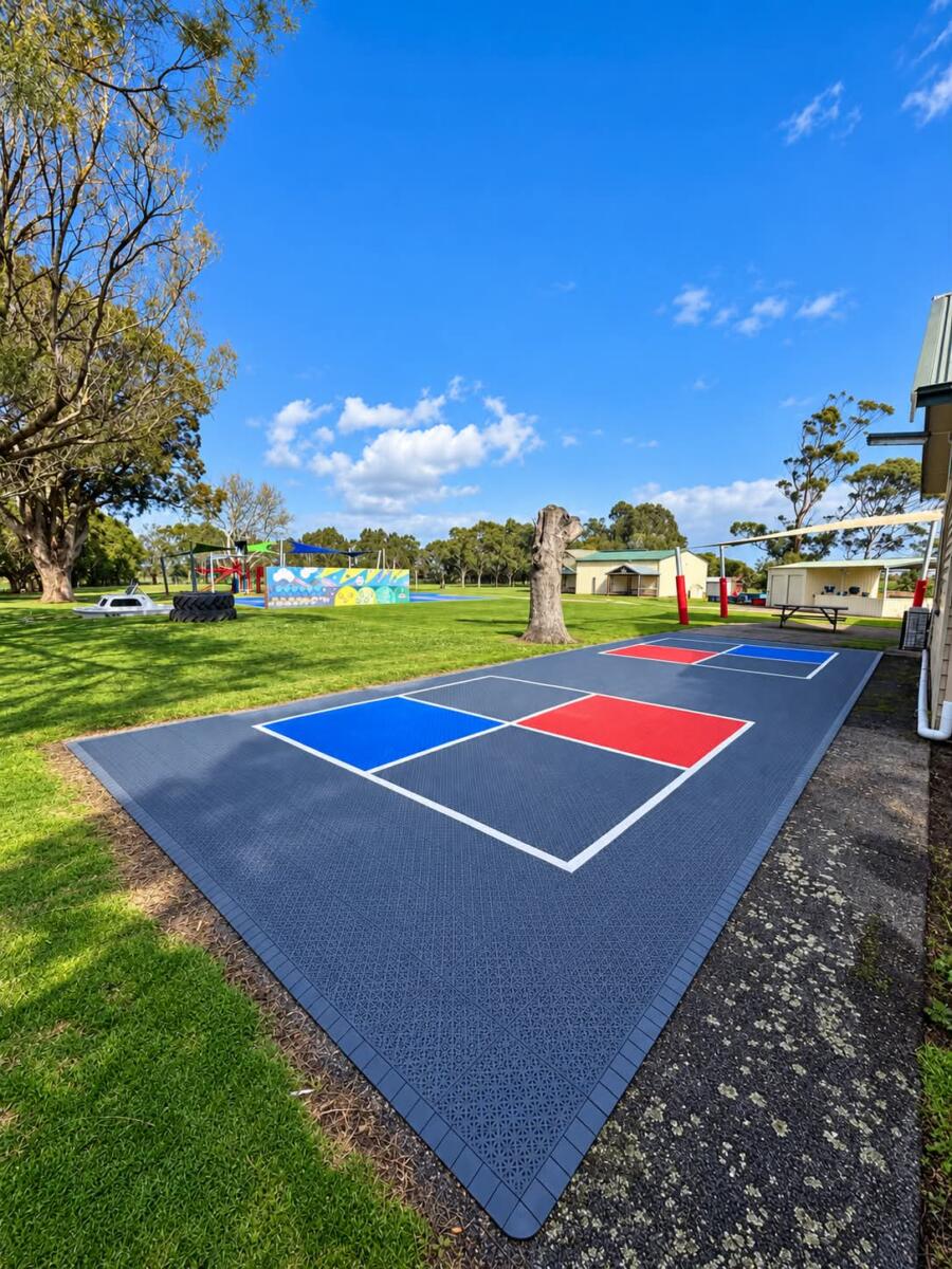 School 4 Square Courts Installation – Welshpool Primary School